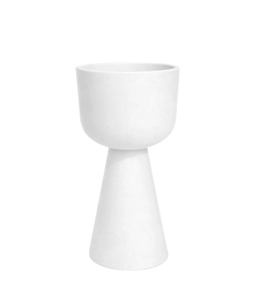 Donica ogrodowa biała 80 cm Zendo